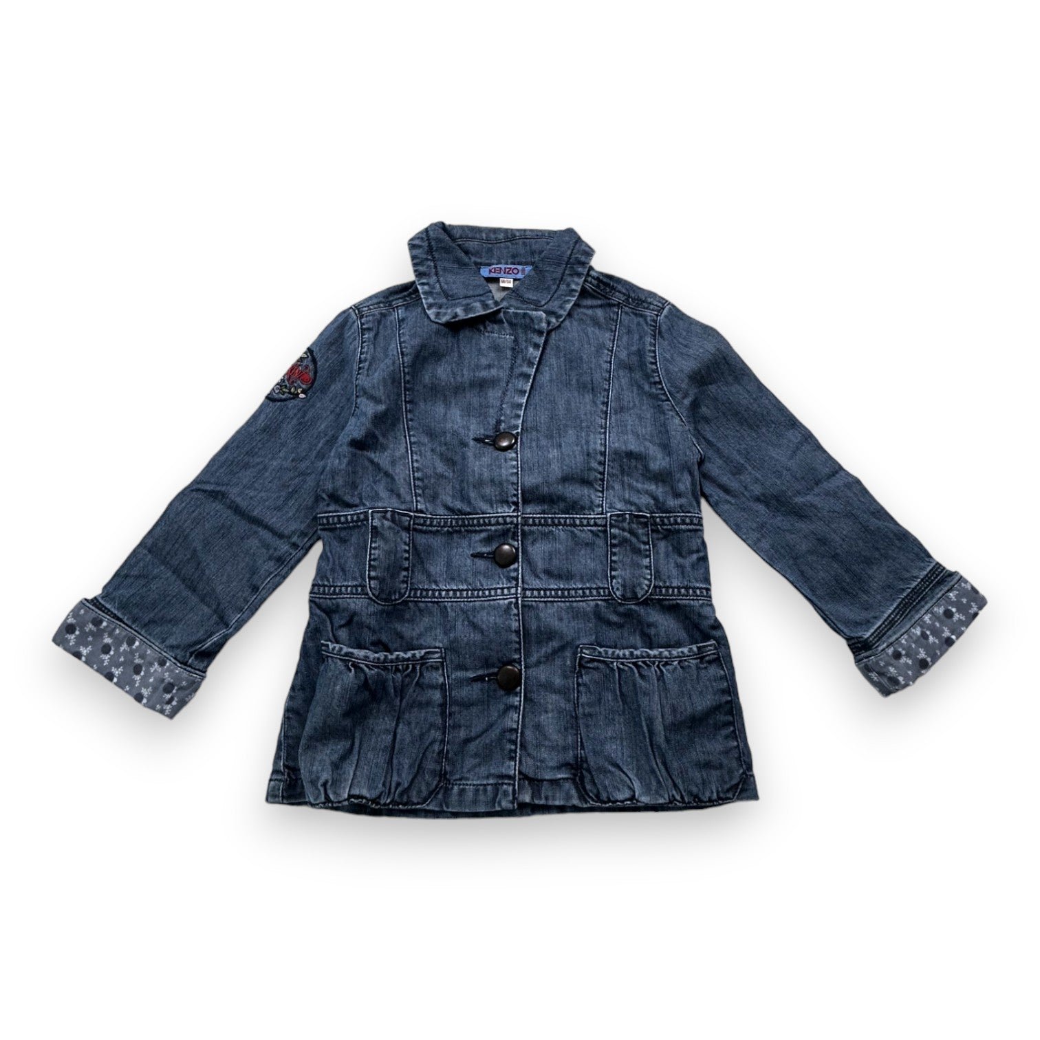 Blue children's jacket - 6 years KENZO - SECONDE MAIN Blue