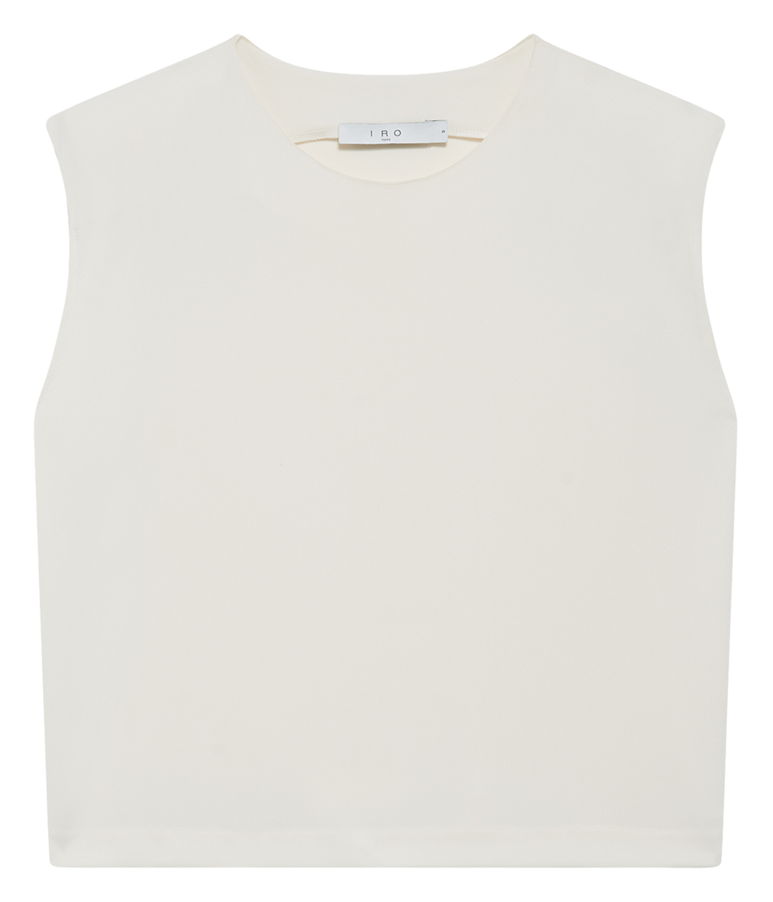 Short-sleeved T-shirt with shoulder pads IRO Beige