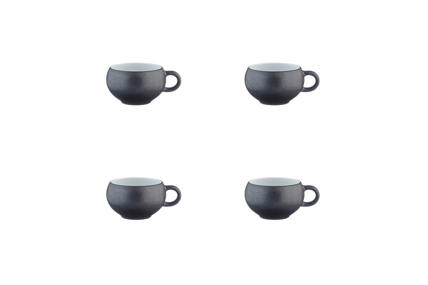 Gourmet Cup 12cl - 4 pieces - onyx BJORN Black