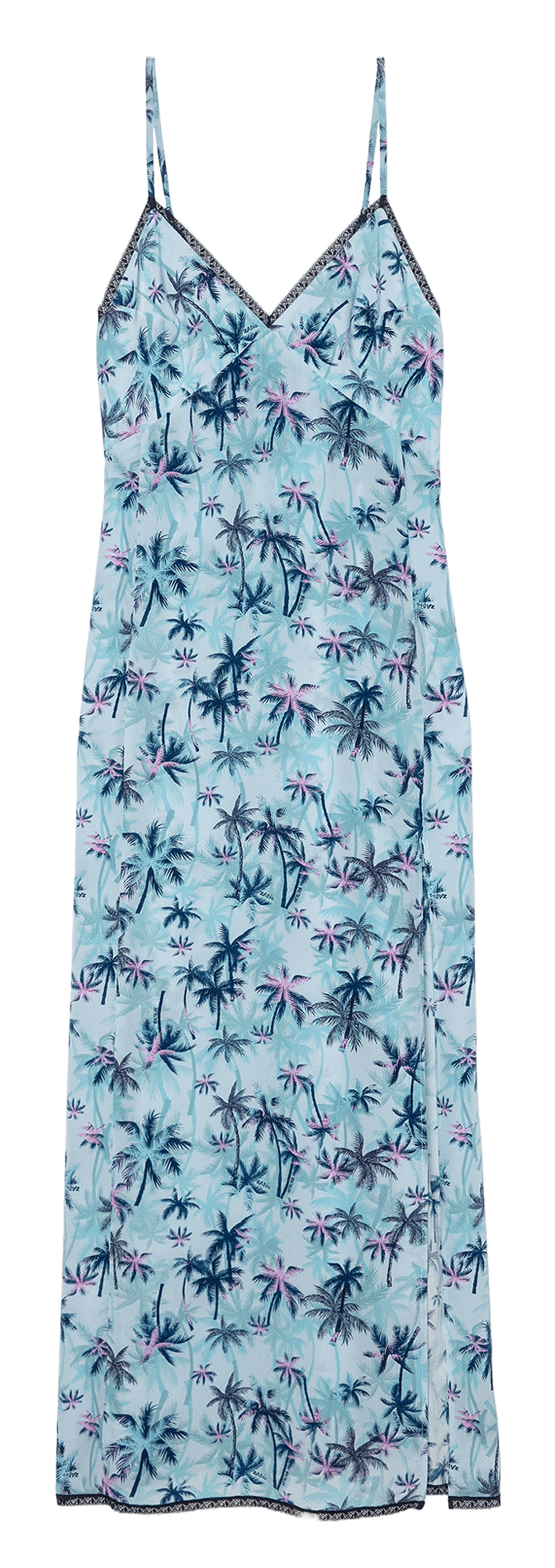 Kimono aus bedruckter Seide ZADIG&VOLTAIRE Blau