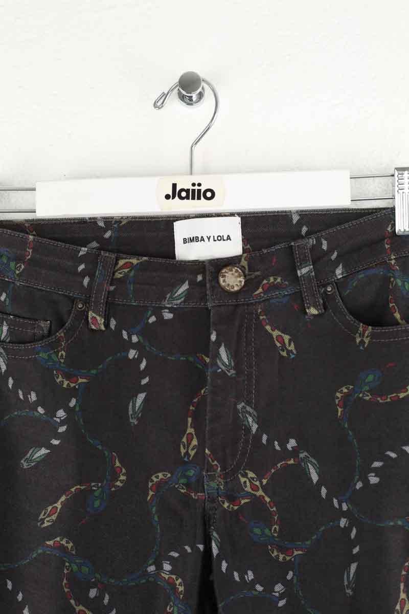 Cotton skinny jeans BIMBA Y LOLA - Seconde main Black