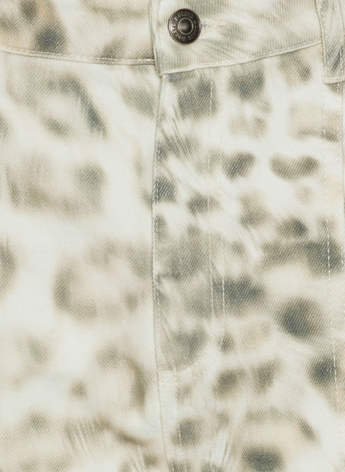 Pantalon large en coton imprimé ROTATE Multicolore