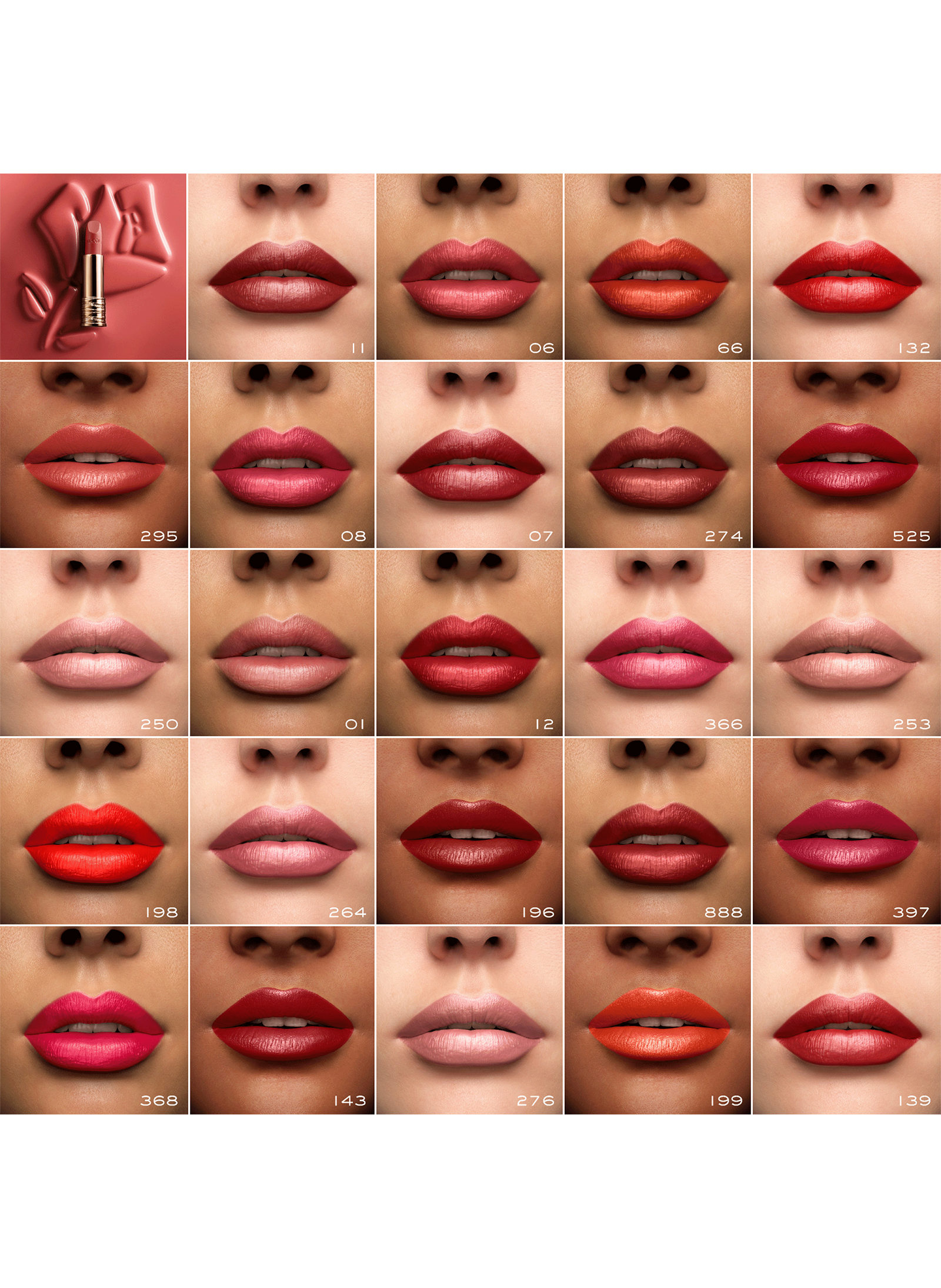 Satinierter Lippenstift - Feuchtigkeitspflege & Komfort für langen Halt LANCÔME 66 orange confite