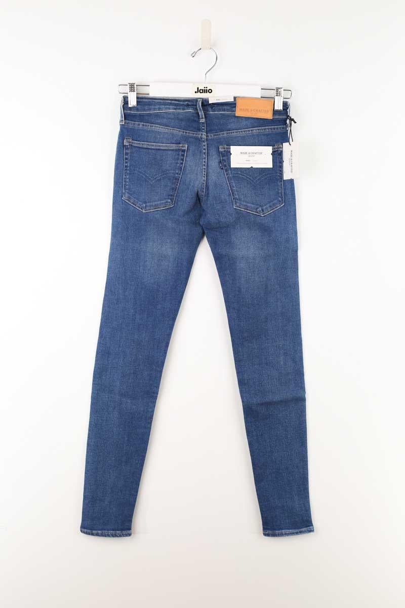 Cotton skinny jeans LEVI'S - Seconde main Blue