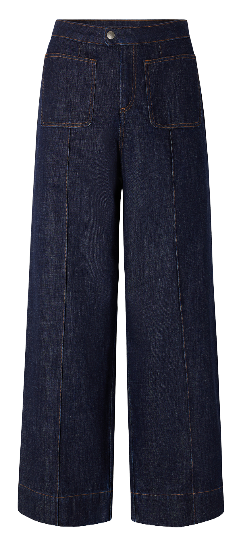 Rechte jeans van biokatoen SOEUR Blauw