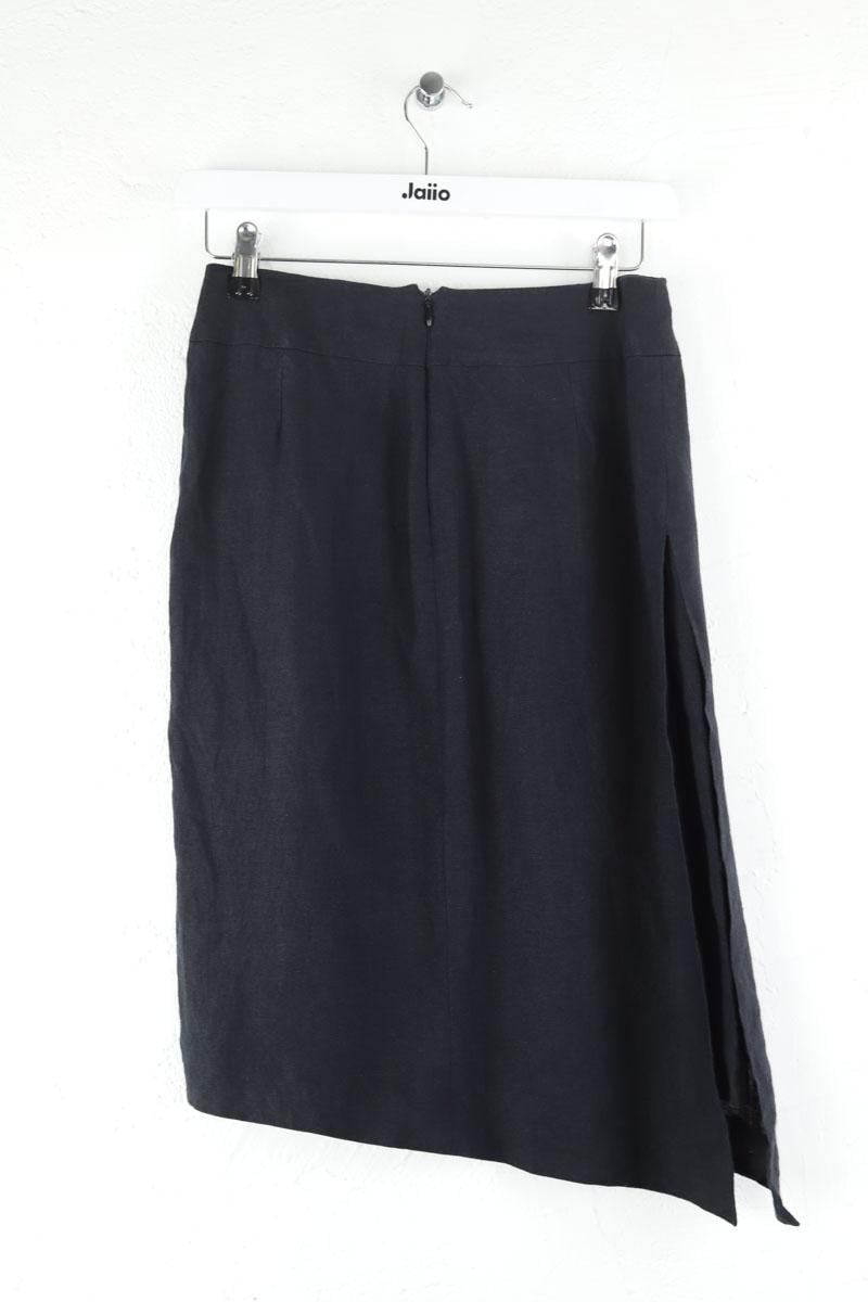 Linen mini-skirt KENZO - SECONDE MAIN Black