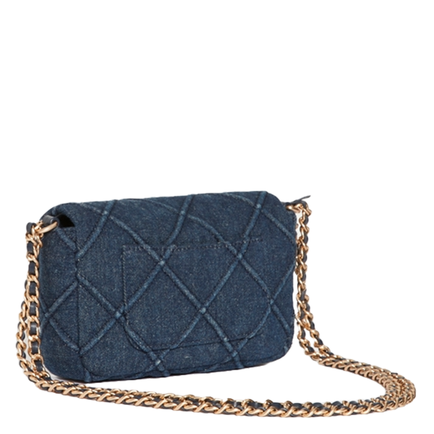 Cotton shoulder bag VANESSA BRUNO Blue