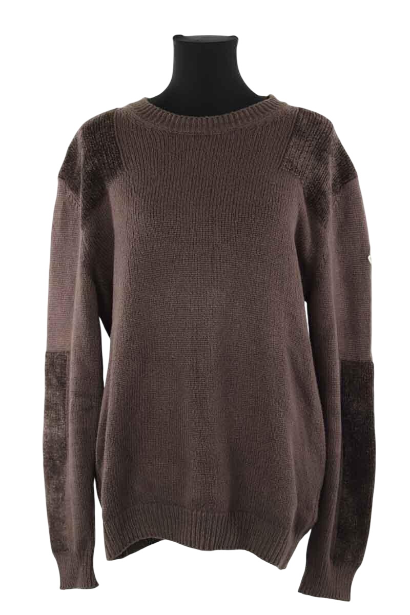 Wool sweater MONCLER - Seconde Main Brown