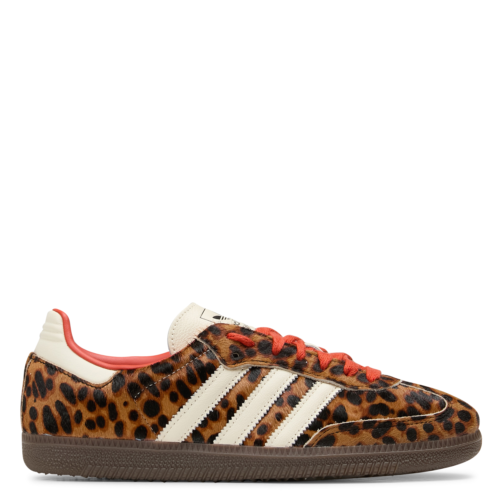 Baskets basses en cuir ADIDAS Marron