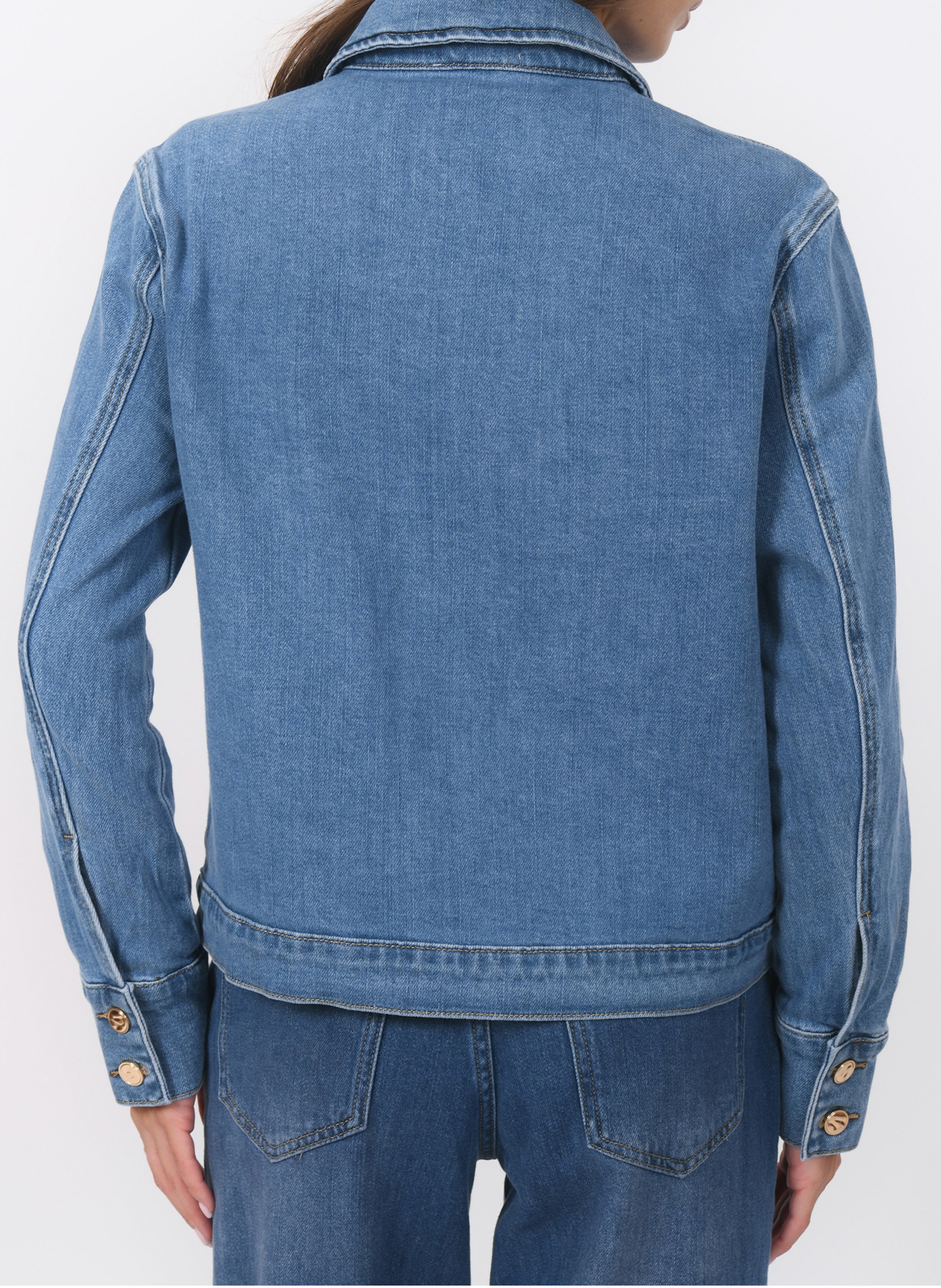 Jack van stretchkatoen KOOKAI Blauw