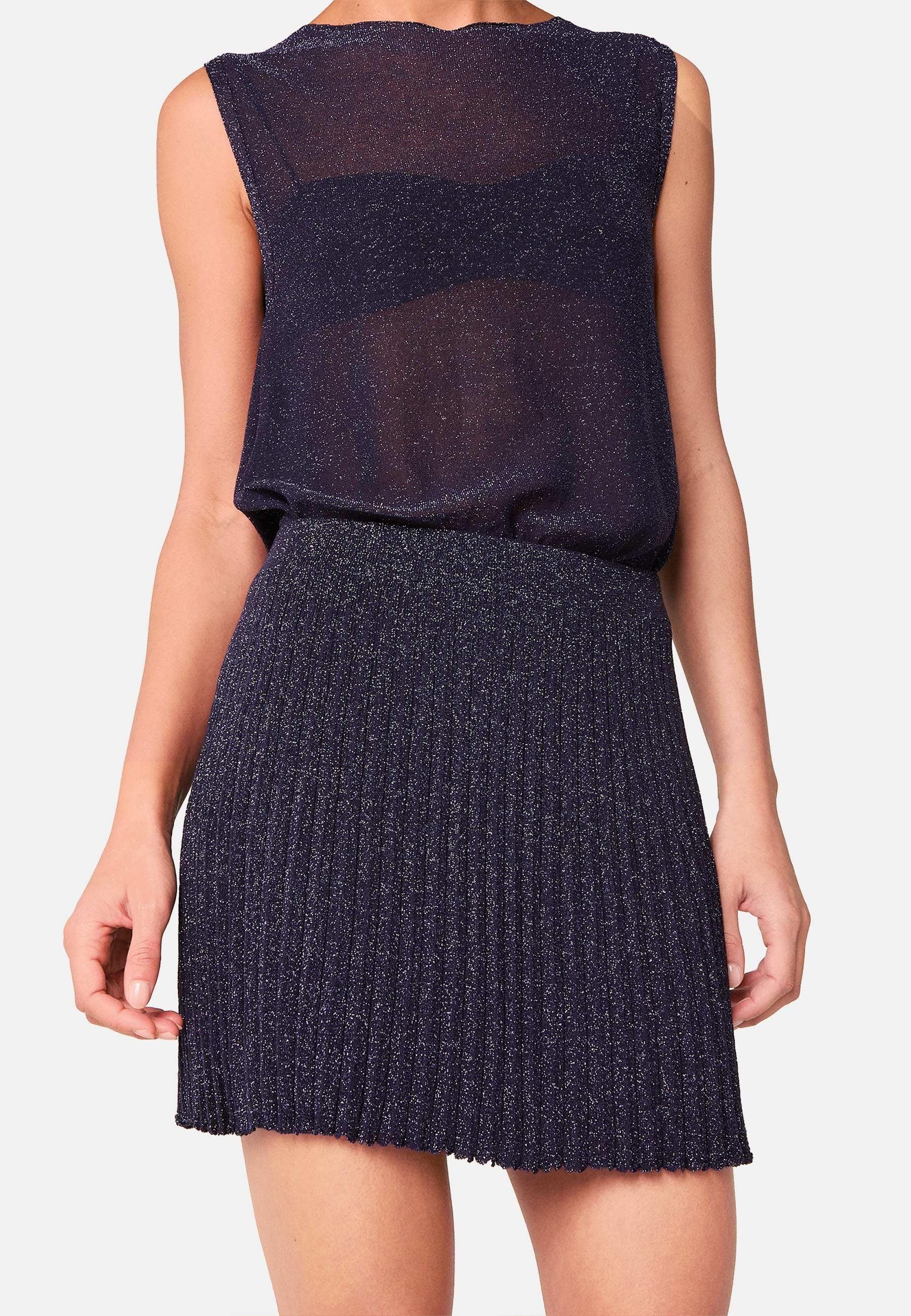Short skirt in lurex knit RODIER Blue