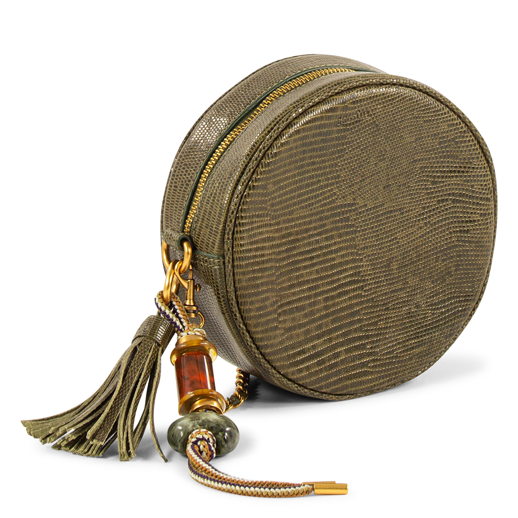 Sac bandoulière en cuir SESSUN Vert