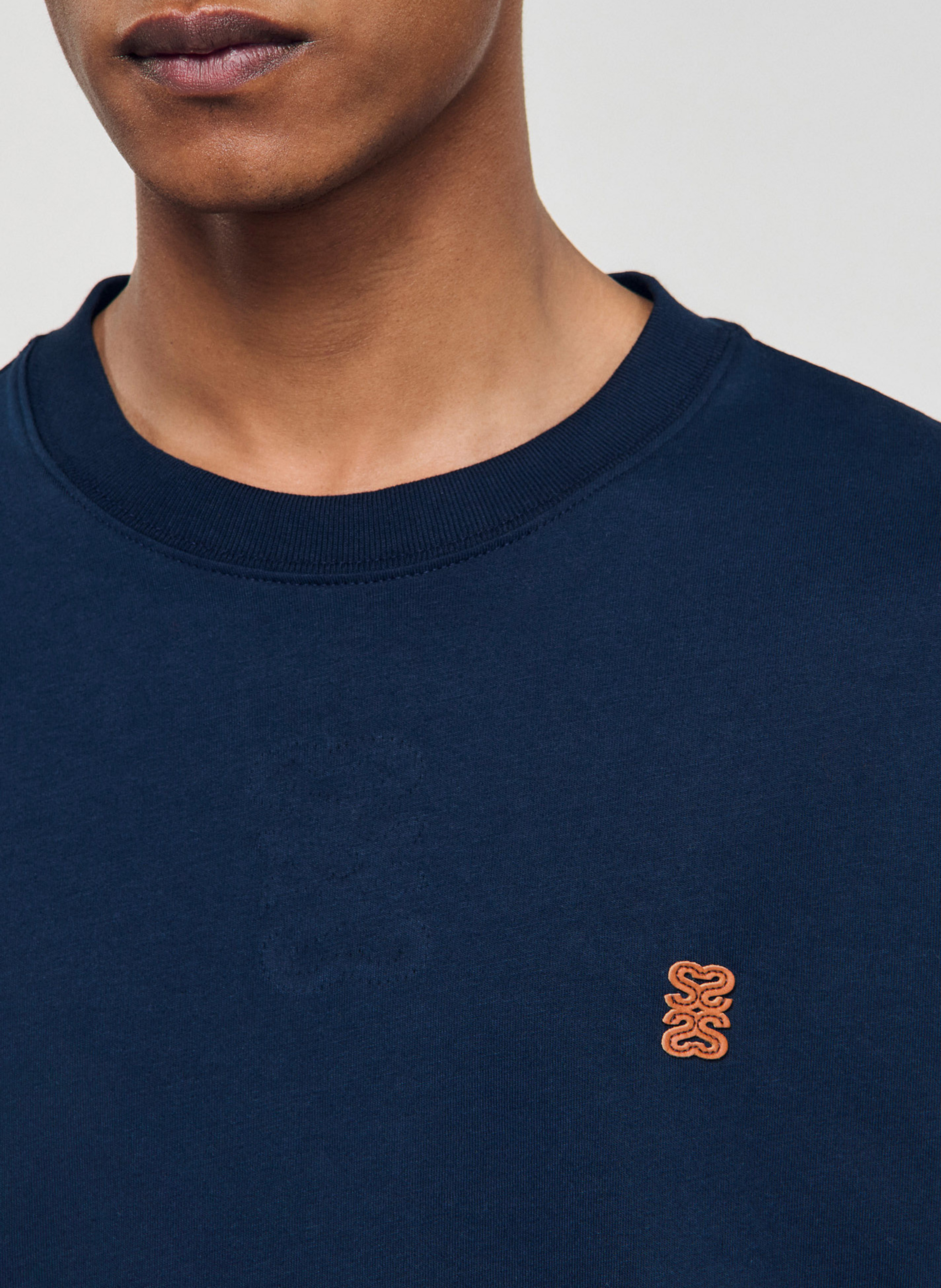 Camiliday round-neck sleeveless cotton top SANDRO Blue