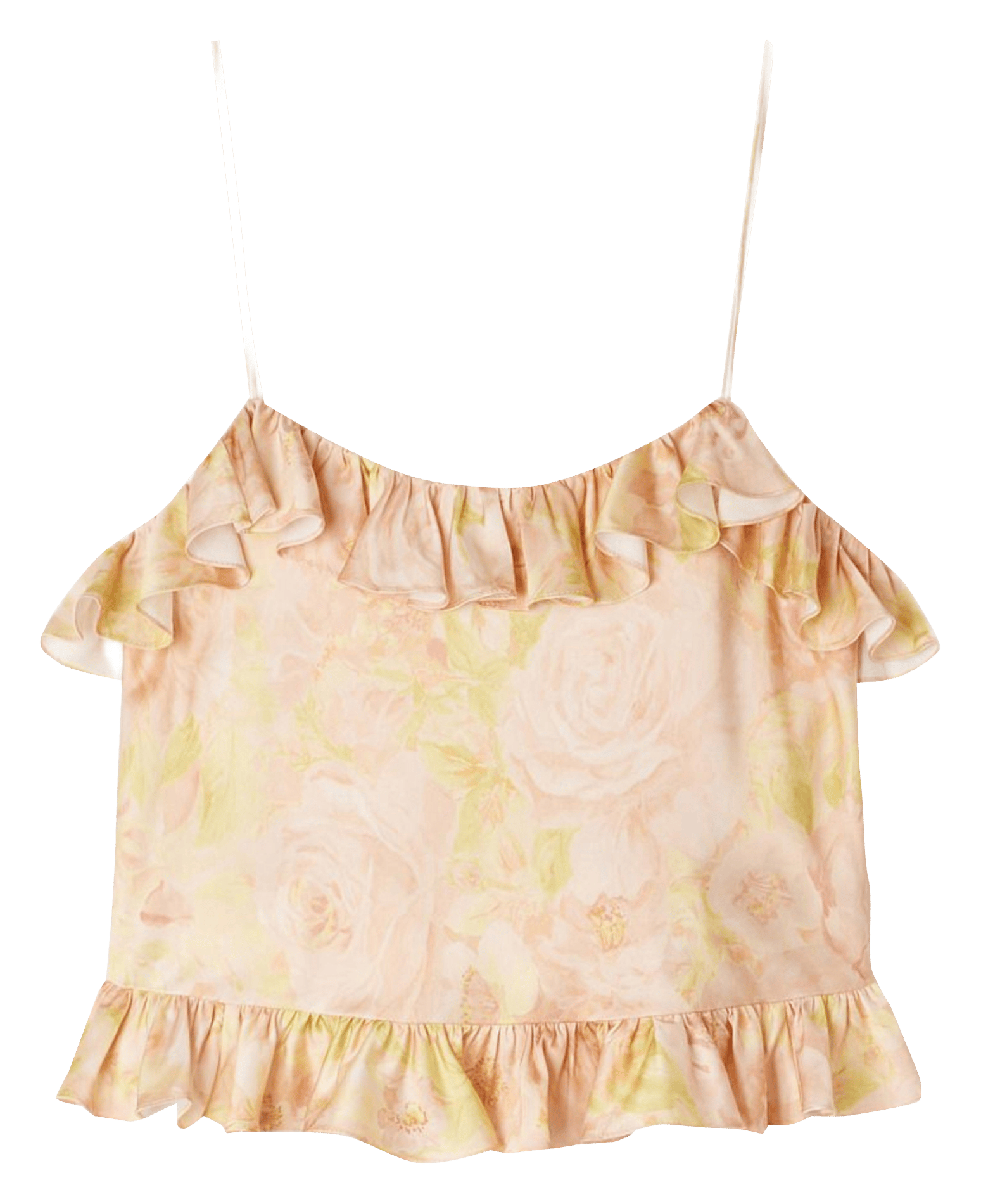 Top court ample imprimé SANDRO Rose