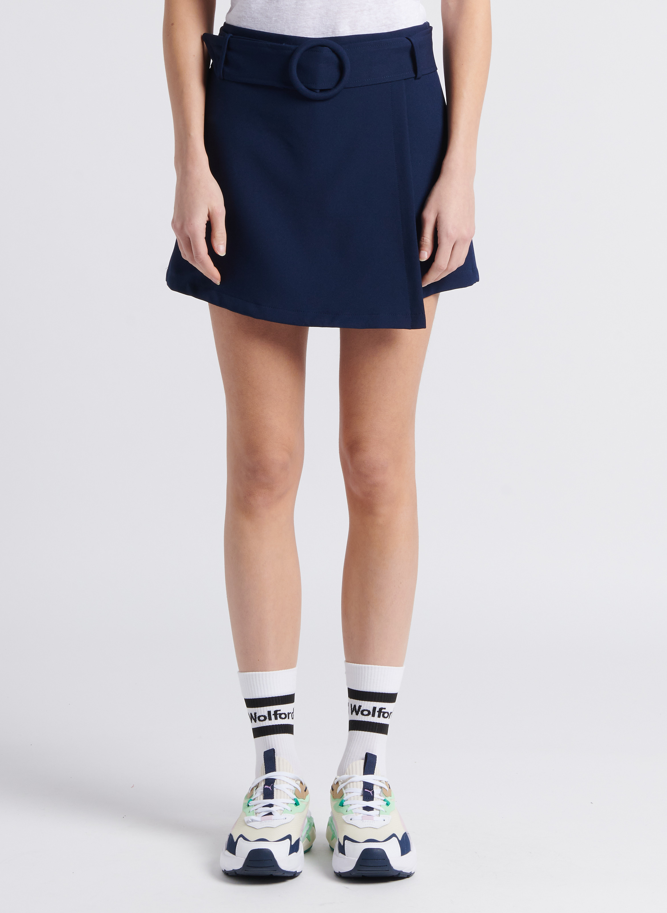 Jupe-short asymétrique LA PETITE ETOILE Bleu