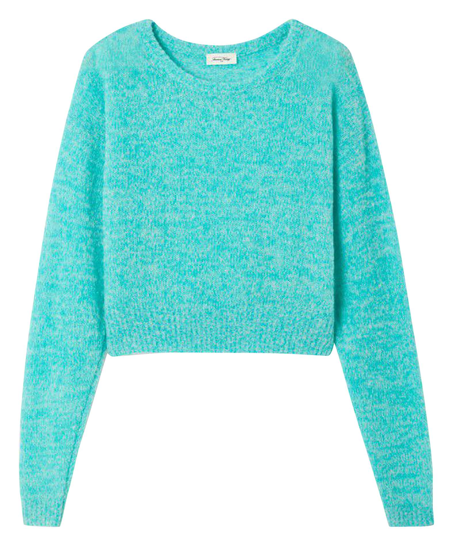 Pull oversize col rond en laine mélangée AMERICAN VINTAGE