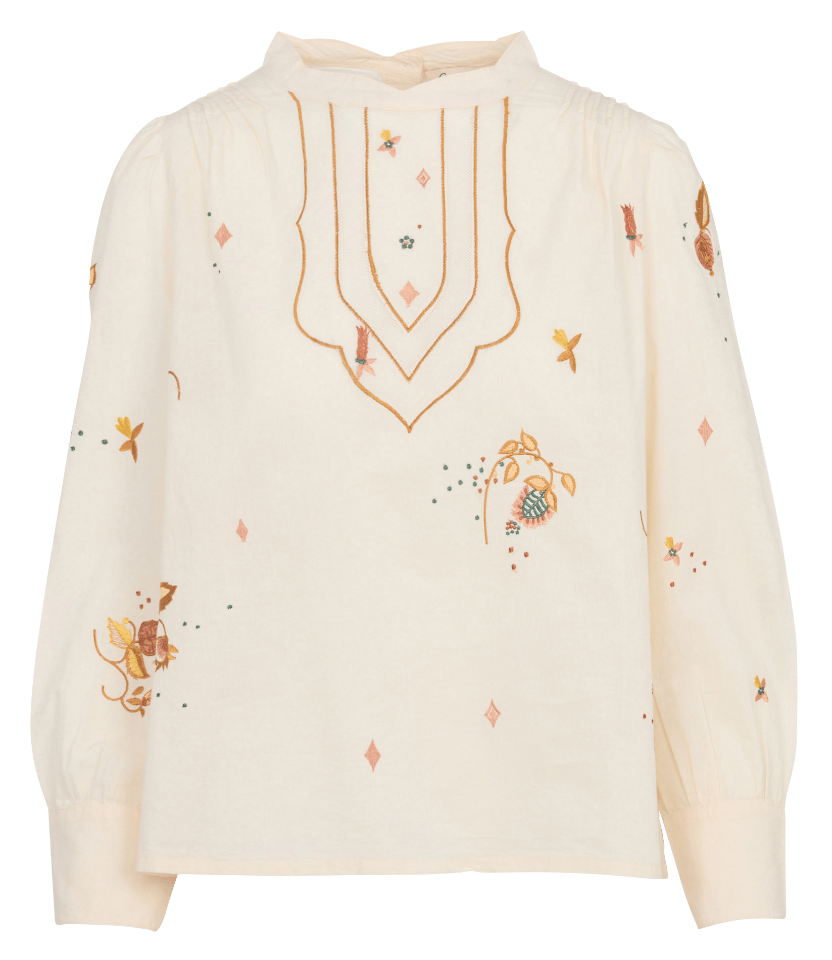 Ruimvallende, katoenen blouse COTELAC Wit