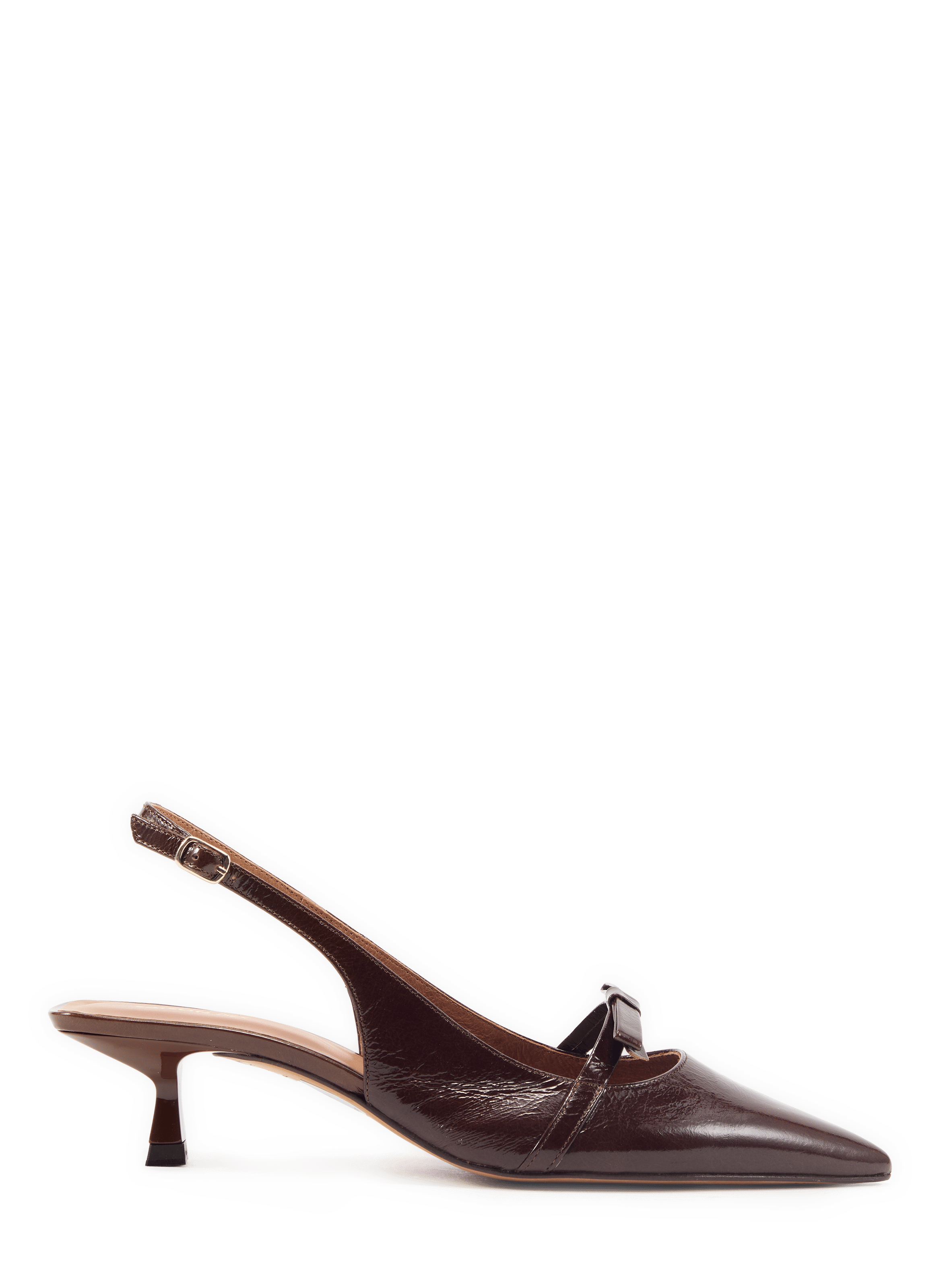 Slingback lakleren pumps SAISON 1865 Bruin