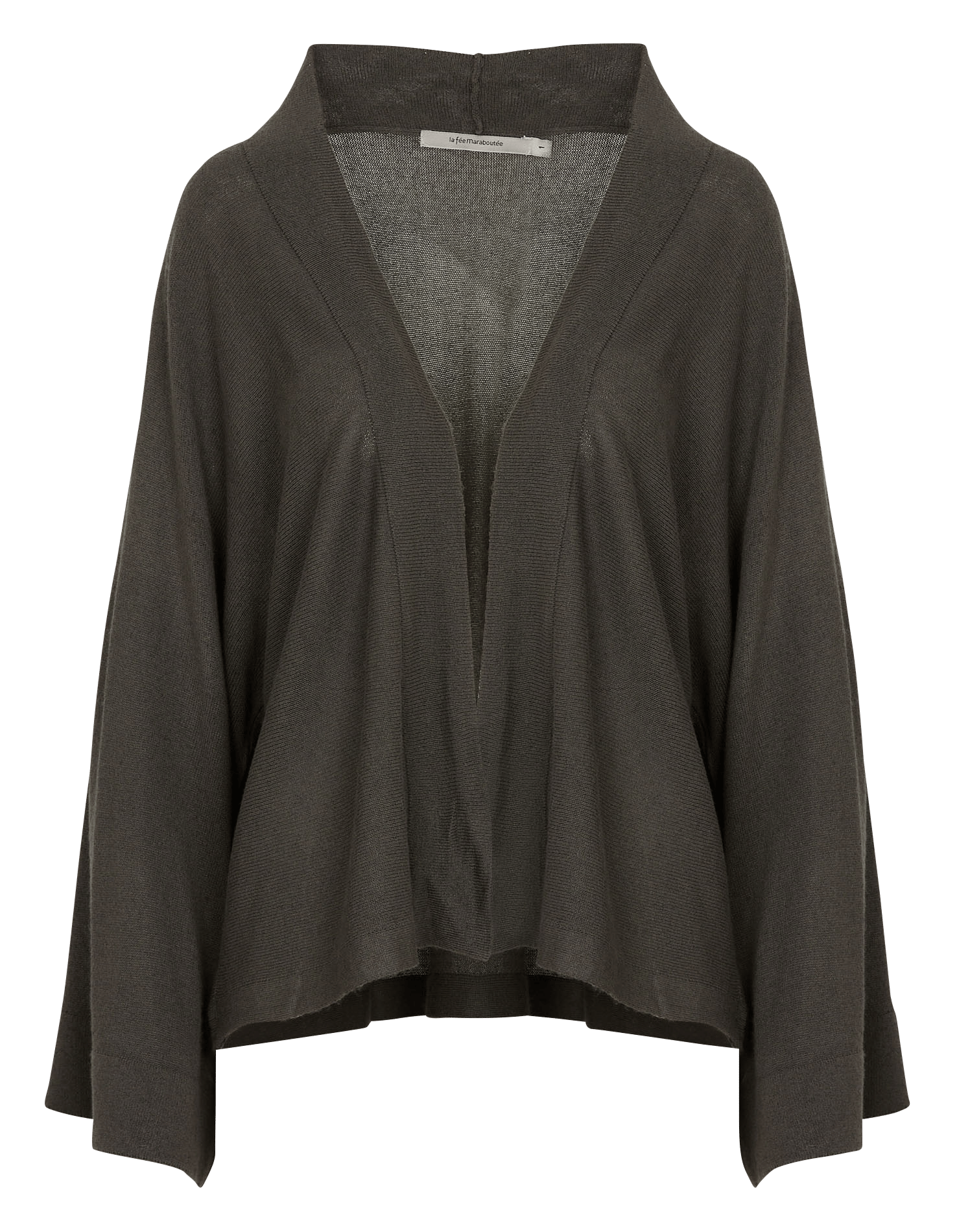 Gilet ouvert en maille souple LA FEE MARABOUTEE