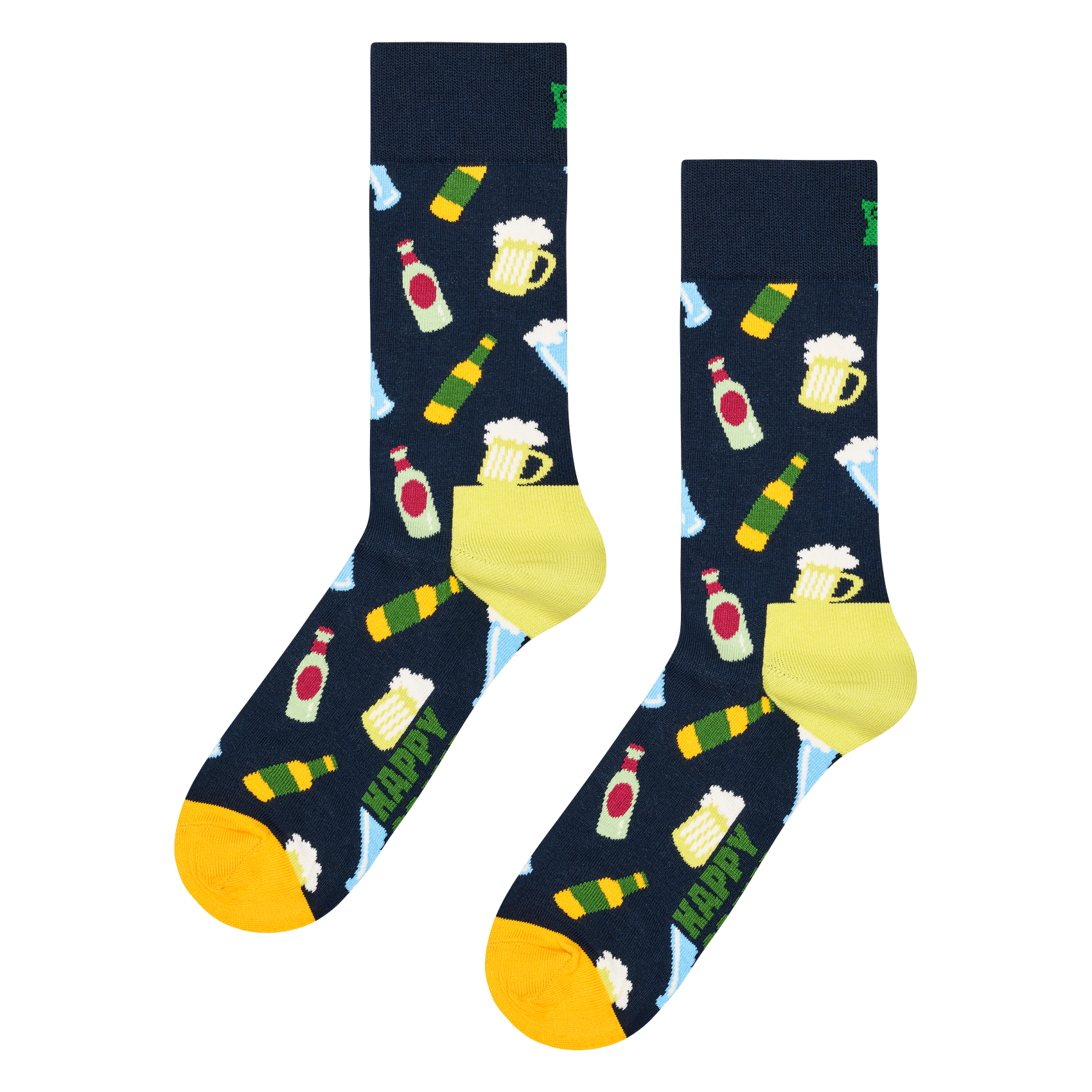 Chaussettes à motif en coton mélangé HAPPY SOCKS Bleu