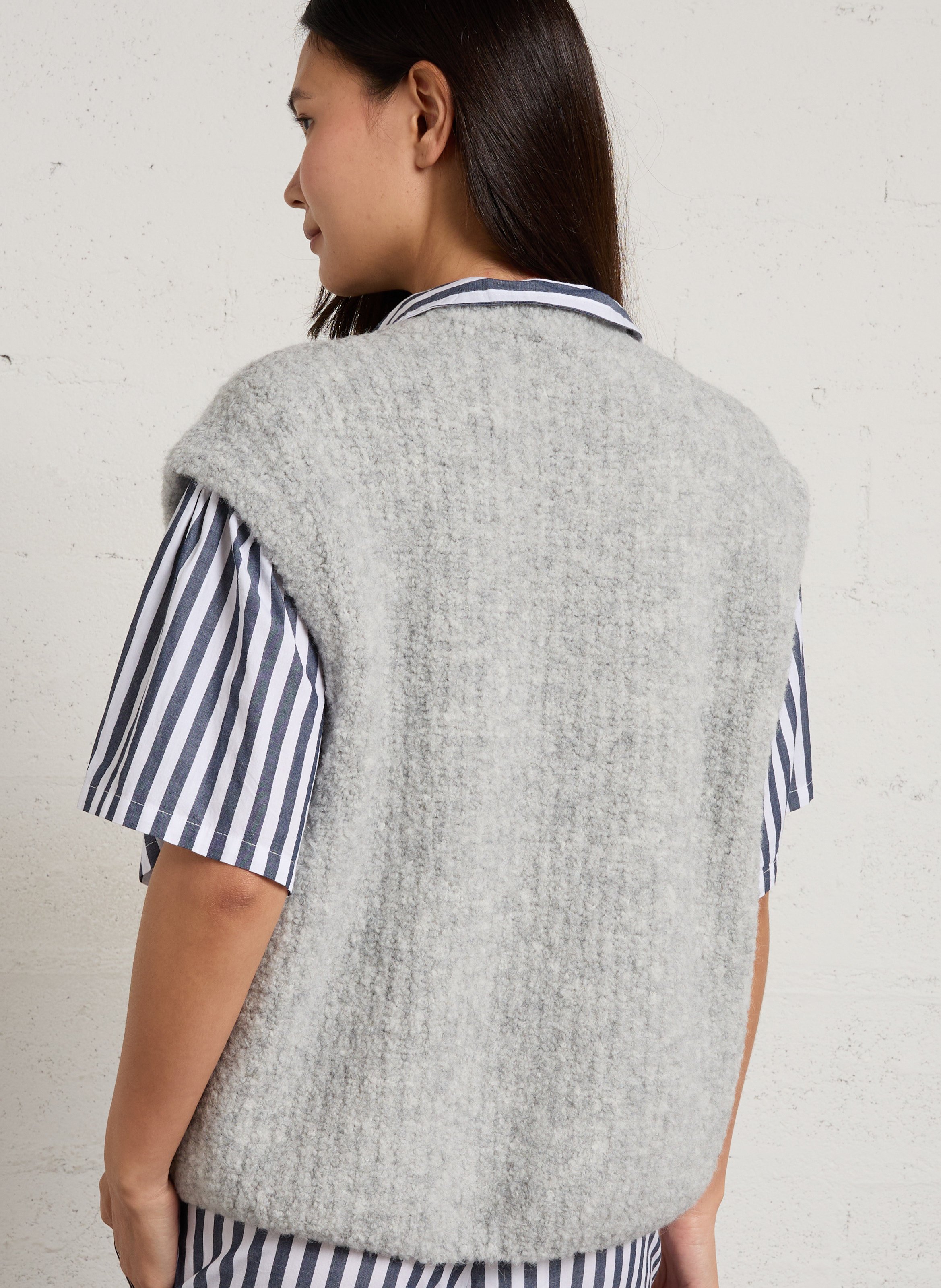 Loose-fit cardigan AMERICAN VINTAGE Grey
