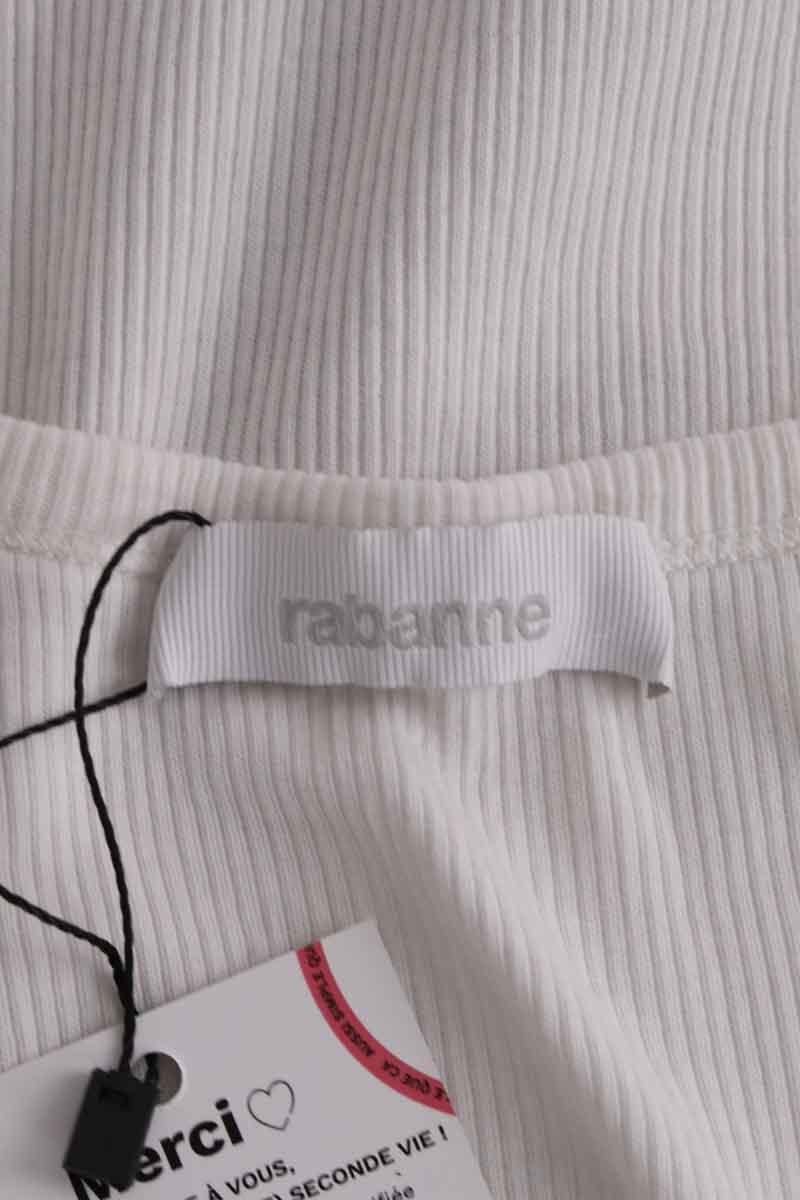 Azawood sleeveless top PACO RABANNE - Seconde Main White