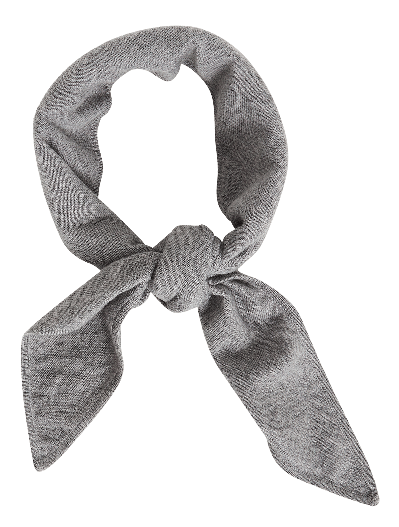 Echarpe triangle en laine COTELAC ACOTE Gris