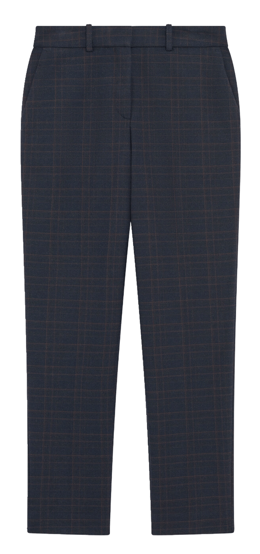 Straight-fit broek met ruiten CAROLL Grijs
