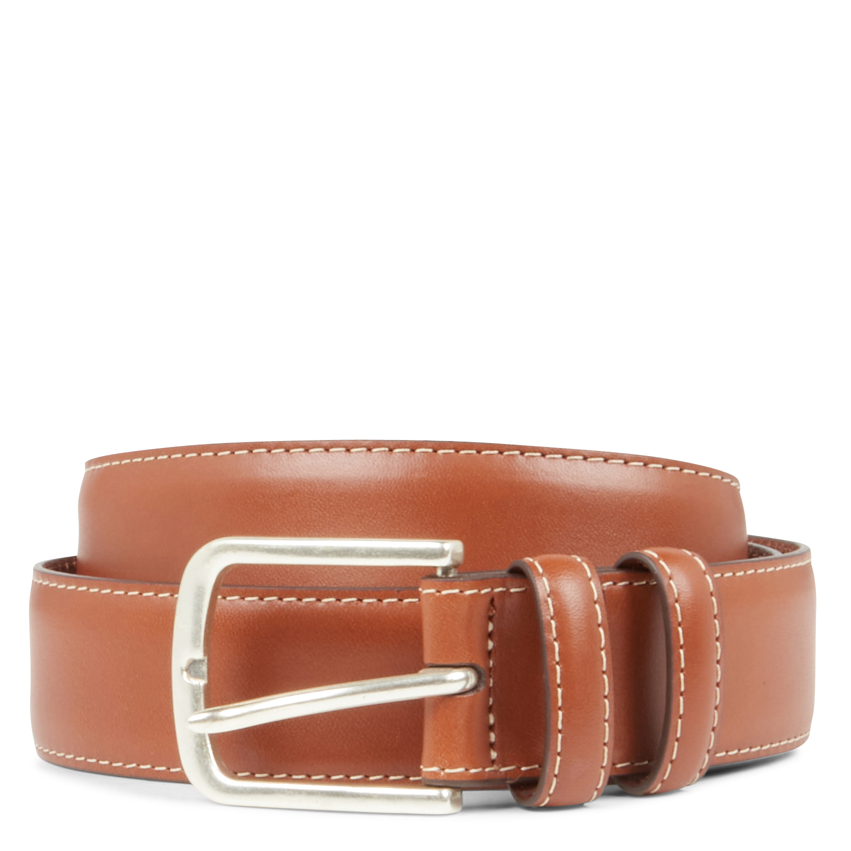 Leather belt AU PRINTEMPS PARIS Brown