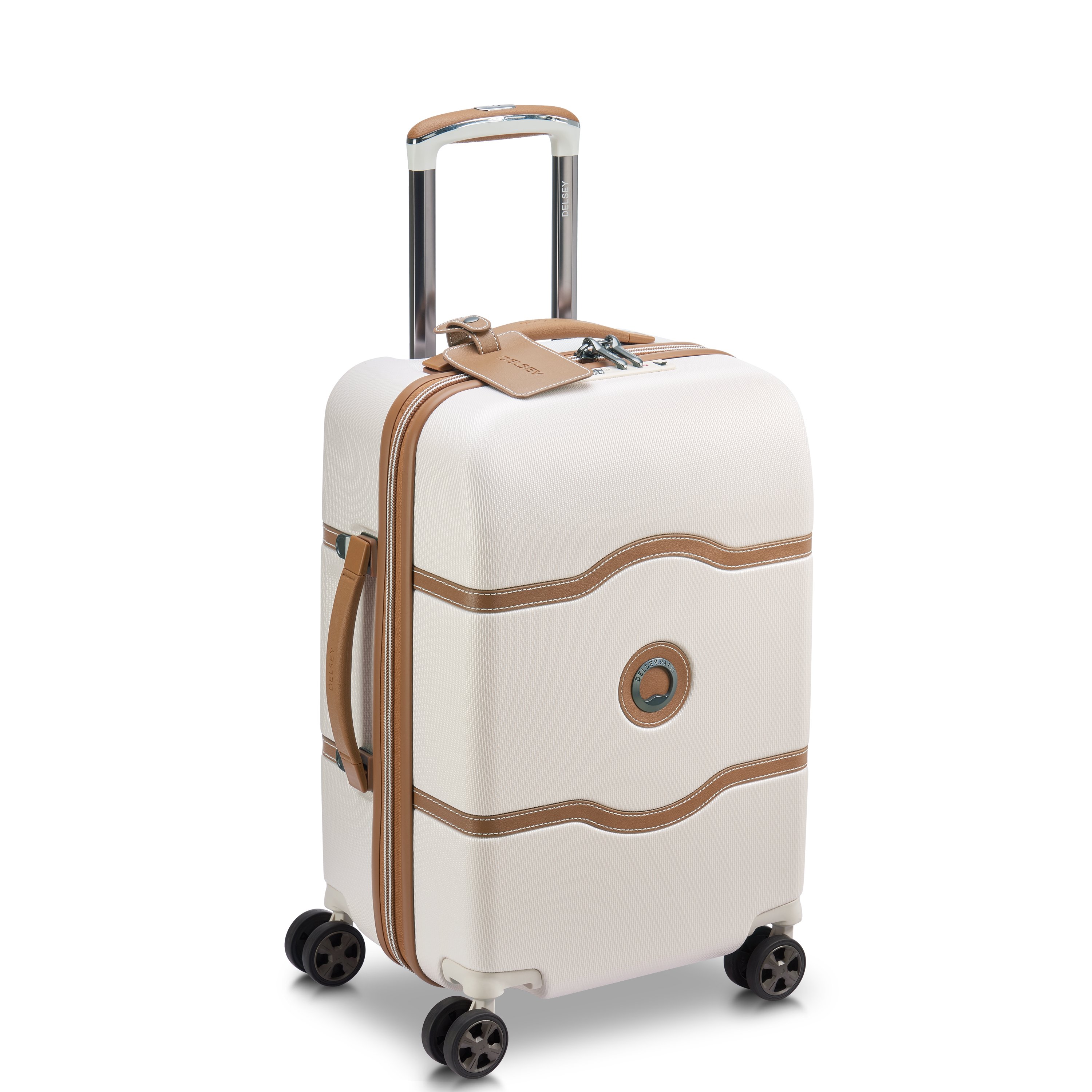 Rigid cabin suitcase DELSEY PARIS Beige