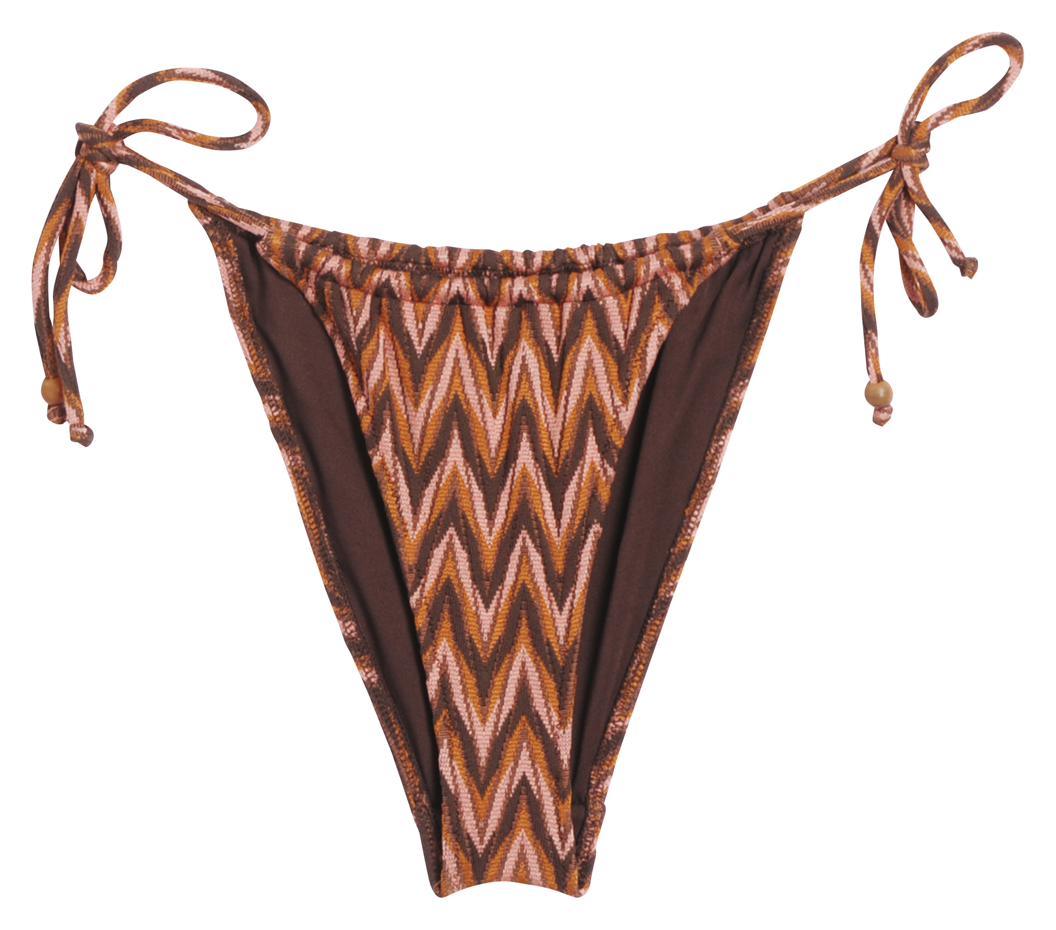 Bas de bikini à motif chevron ICONE Orange