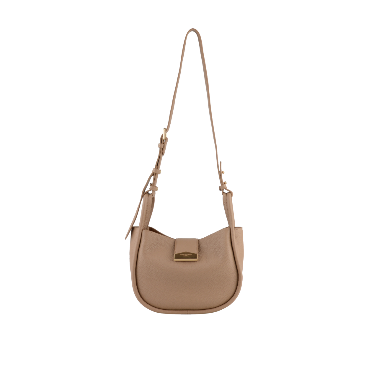 Leather clutch bag POURCHET