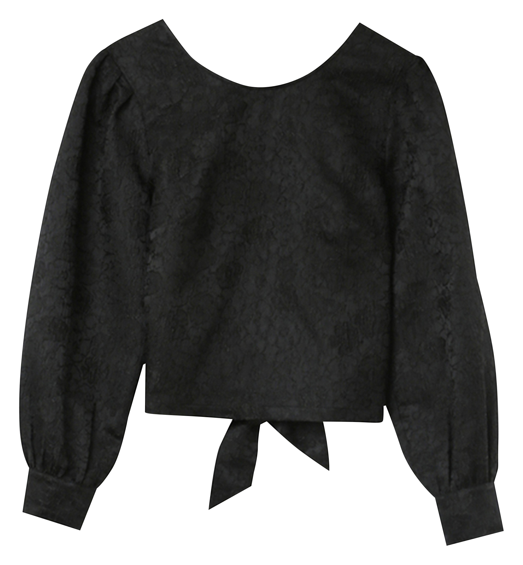 Round neck blouse GRACE ET MILA Black