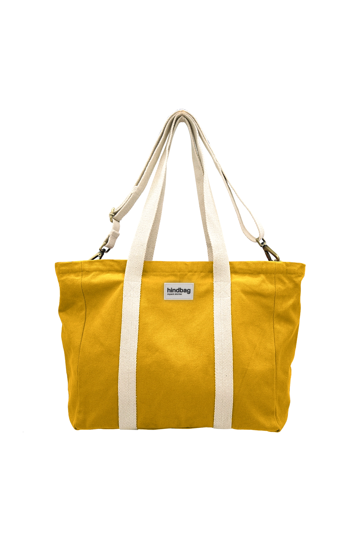 Cotton tote bag HINDBAG Yellow