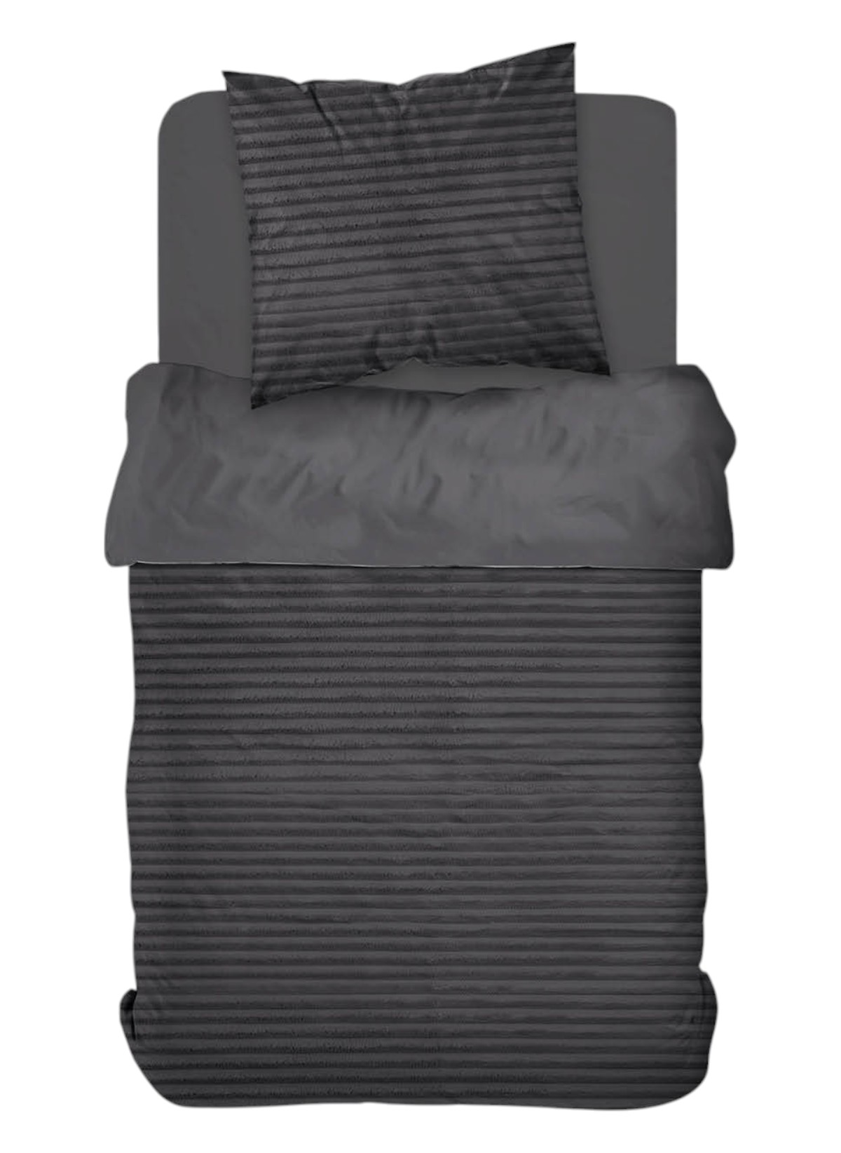 Fleece bedding set TODAY LINGE DE MAISON Grey