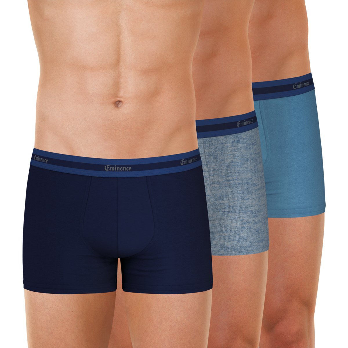 Pack of 3 organic cotton selection boxer shorts EMINENCE