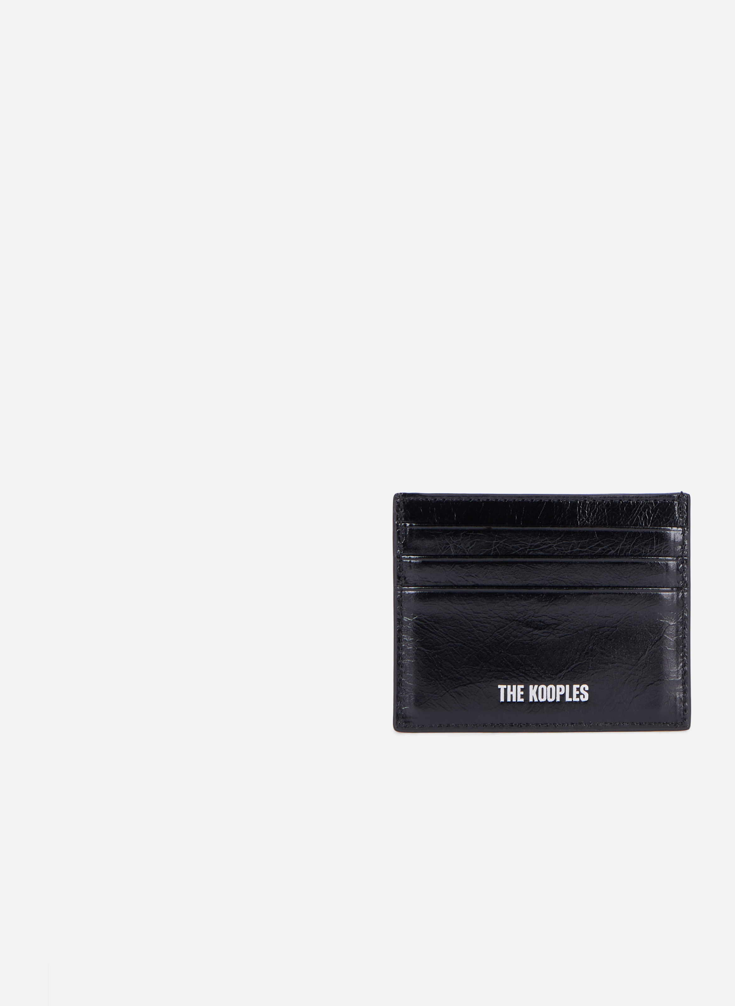 Amelia leather card holder Black