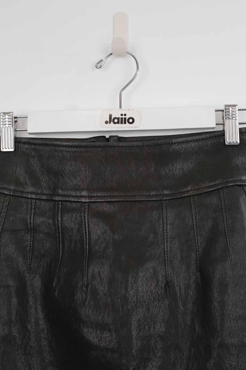 Leather mini-skirt ISABEL MARANT - Seconde Main Black