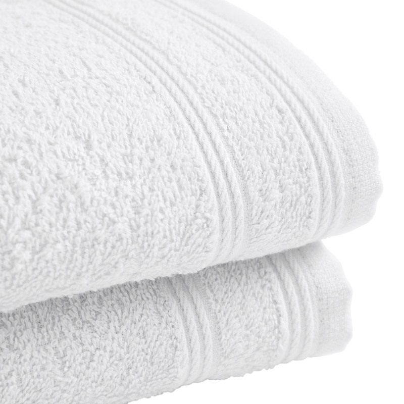 100% combed cotton hand towel COTON PUR White