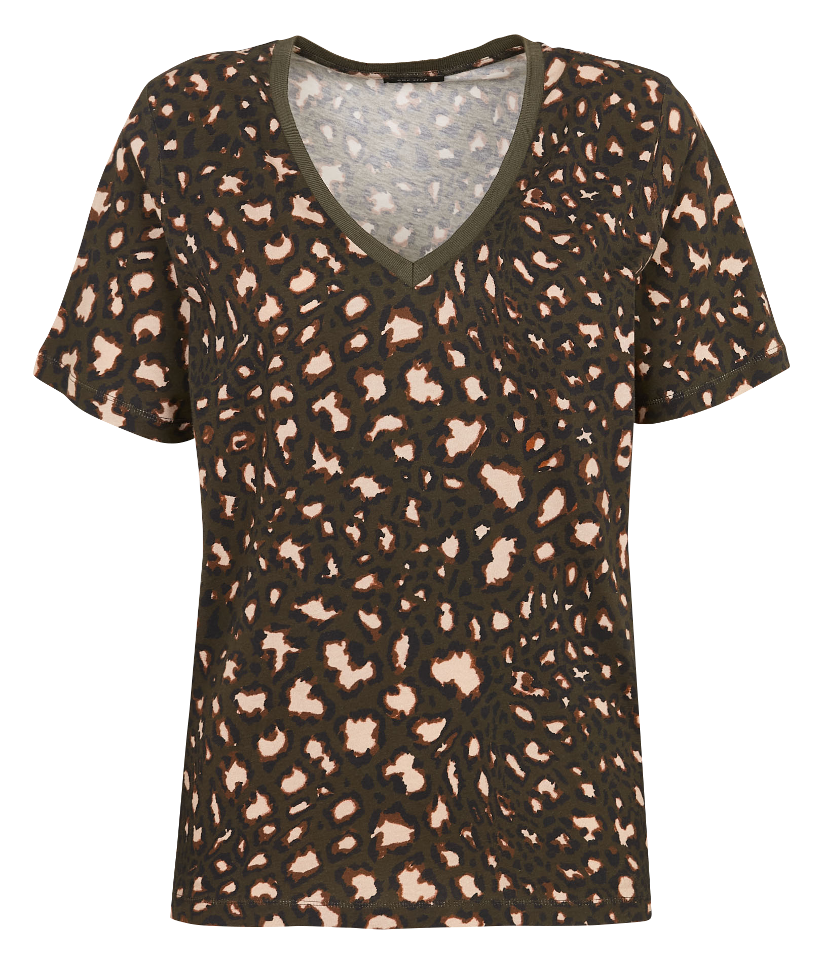 Tee-shirt col rond en coton ONE STEP Vert