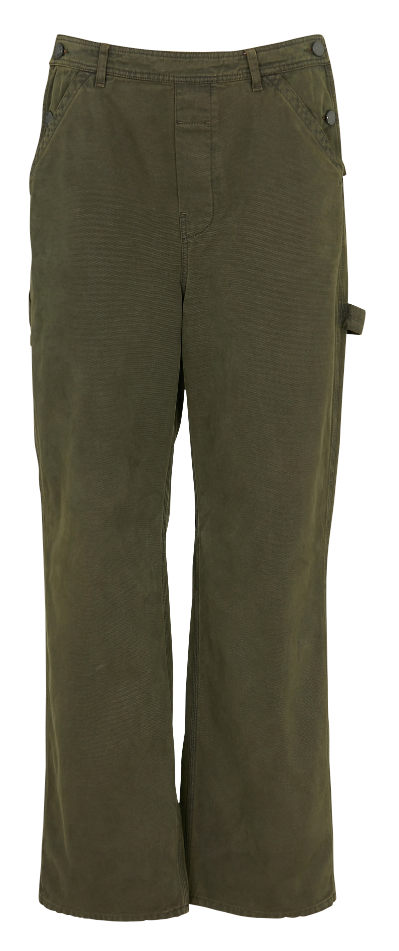 Gerade geschnittene Baumwollhose LAURENCE BRAS Grun