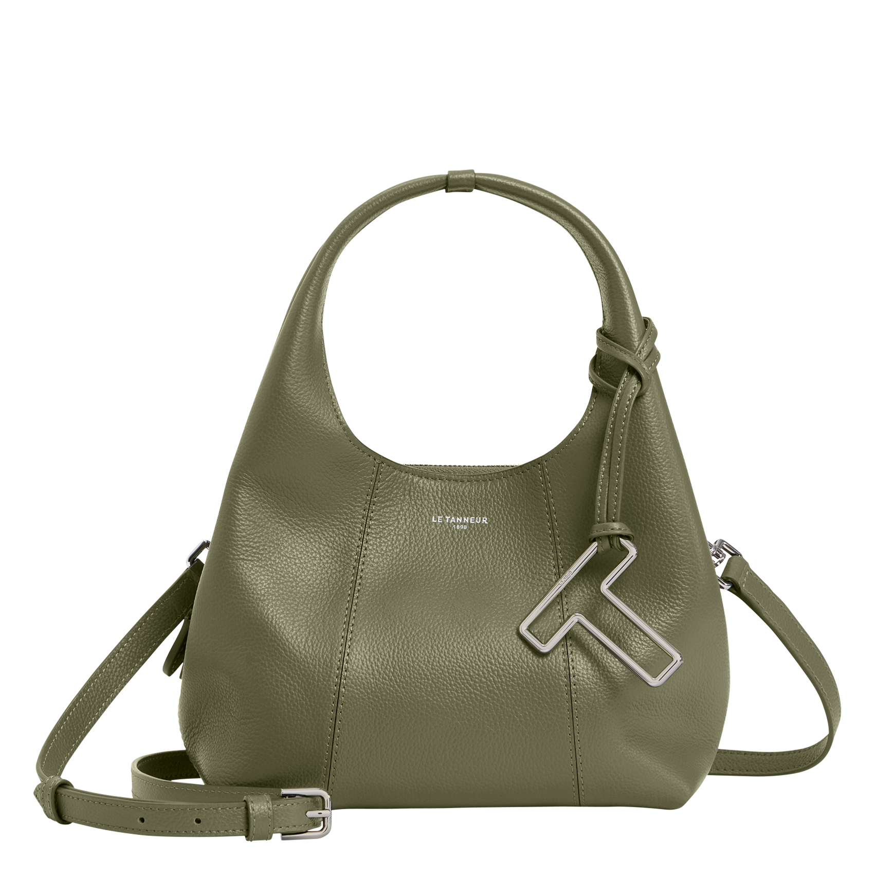 Sac bandoulière en cuir grainé  LE TANNEUR