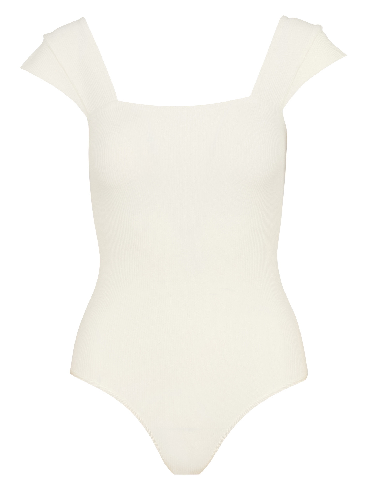 Square-neck body FLAIR Beige