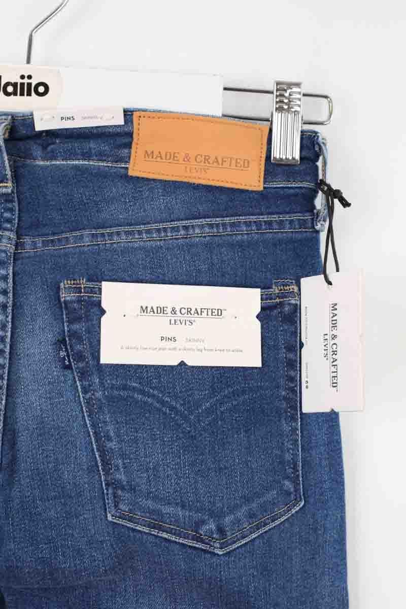 Cotton skinny jeans LEVI'S - Seconde main Blue