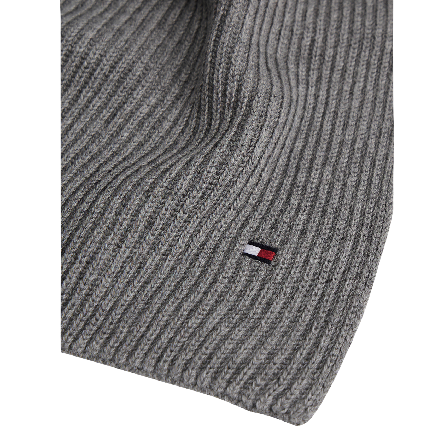 Organic cotton-blend scarf TOMMY HILFIGER Grey