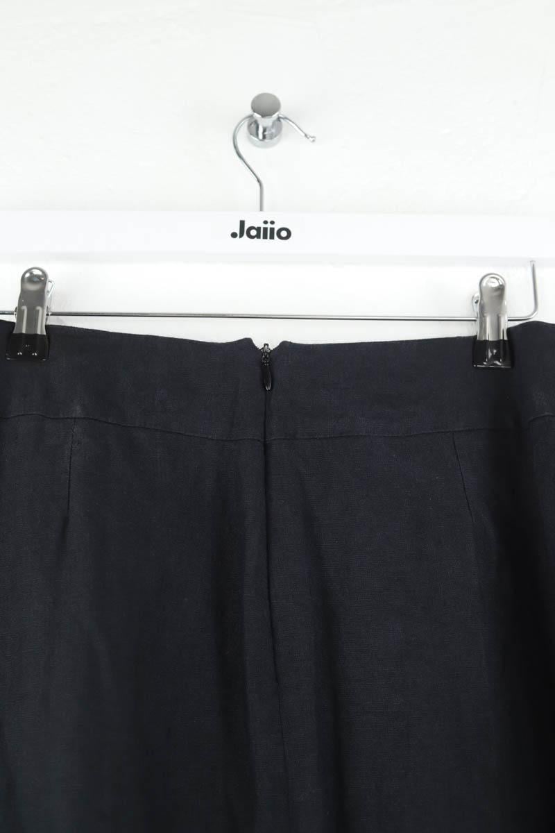 Linen mini-skirt KENZO - SECONDE MAIN Black