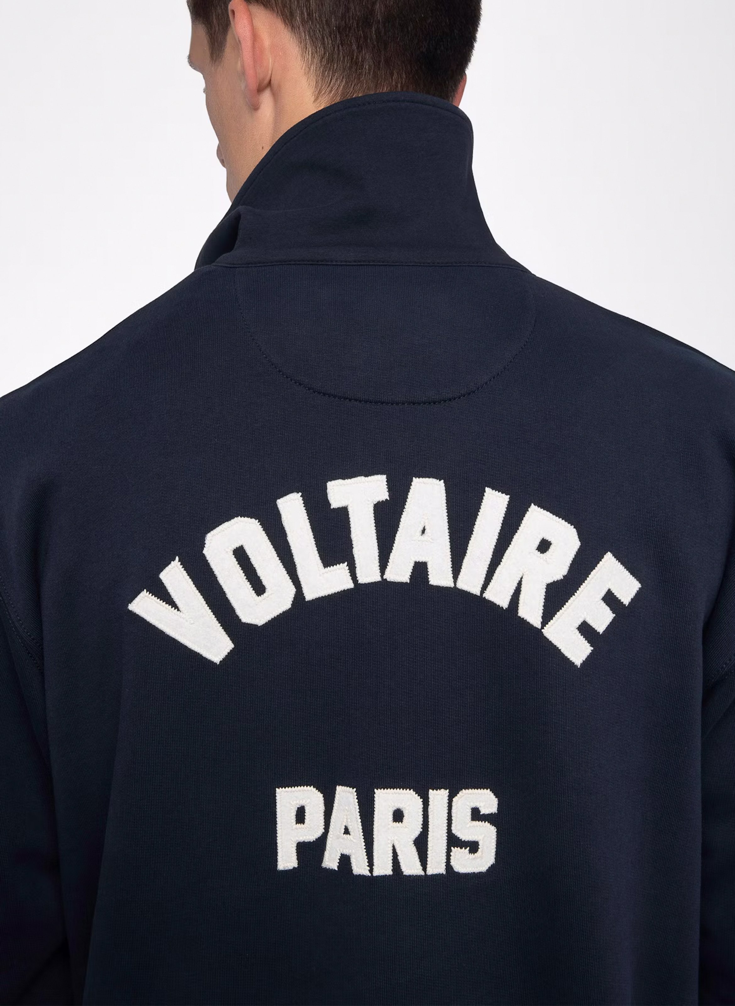 Sweat droit en coton ZADIG&amp;VOLTAIRE Bleu