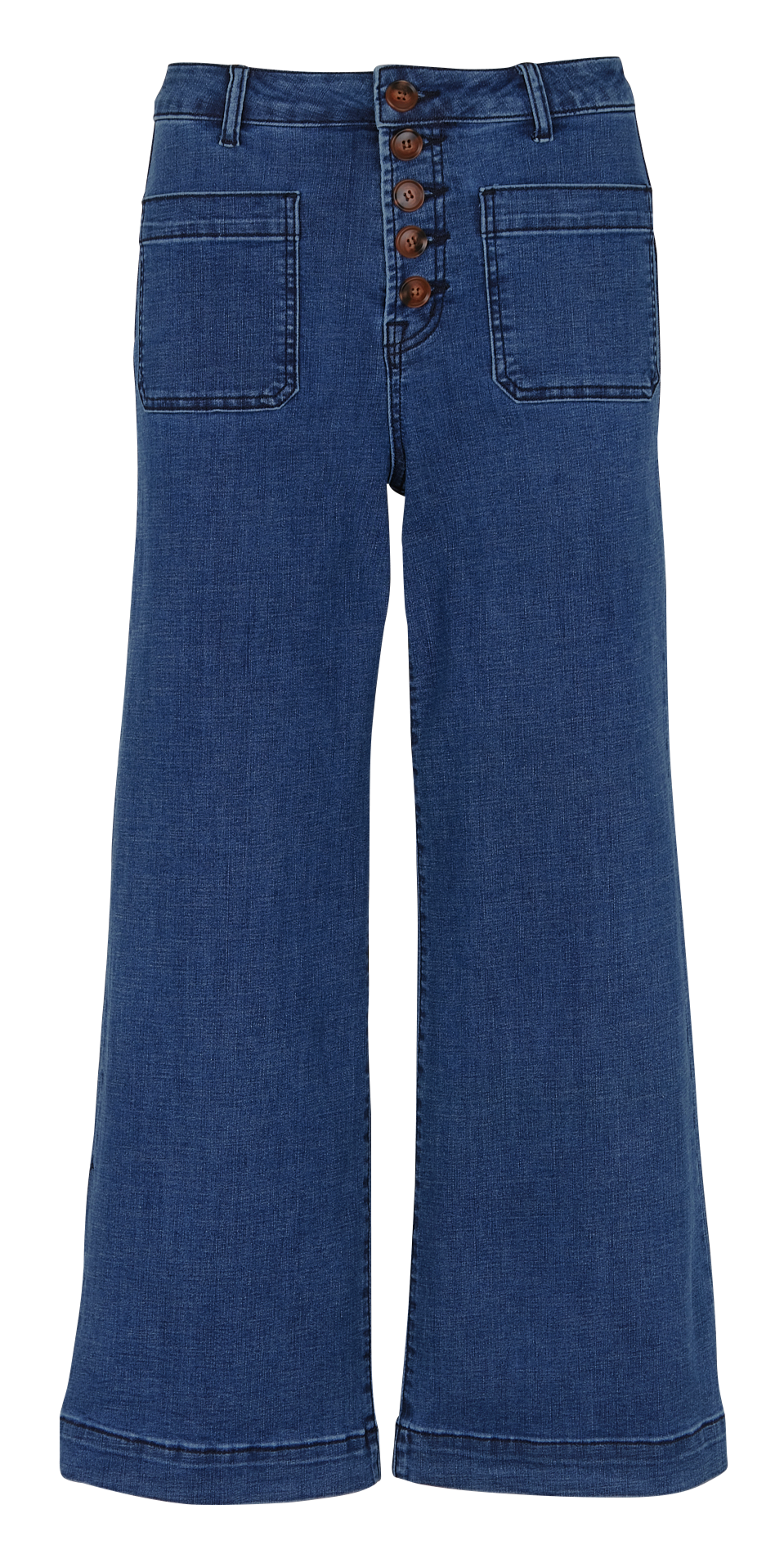 Jean taille haute évasée LA PETITE ETOILE Jean Stone