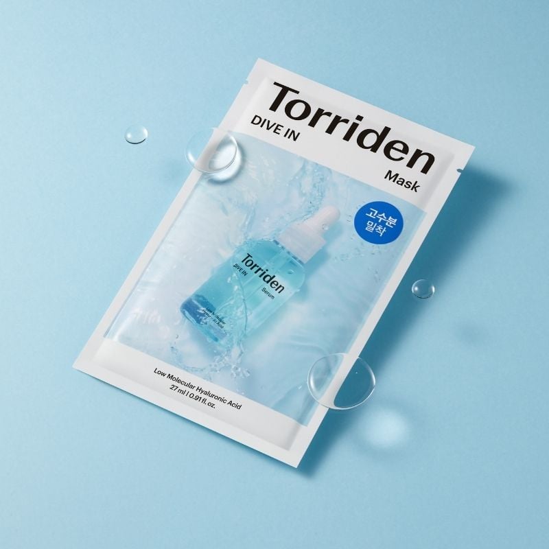DIVE IN - Low Molecular Weight Hyaluronic Acid Sheet Mask - Intense Hydration TORRIDEN No color