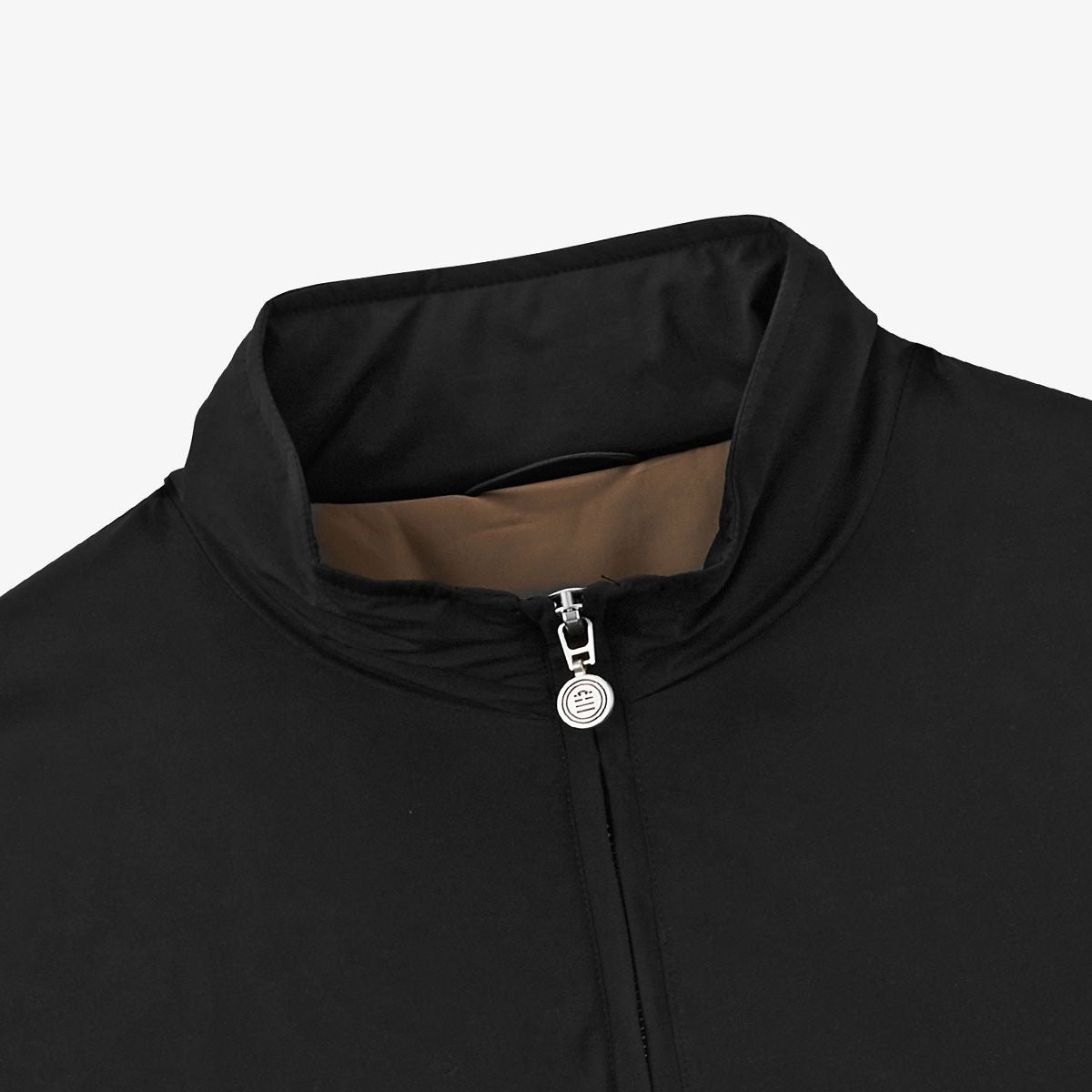 Contrasting lining jacket SERGE BLANCO Black